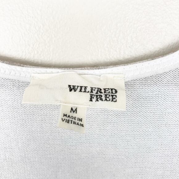 Wilfred Free Gray White Printed Tank Top Sz M - Picture 2 of 7